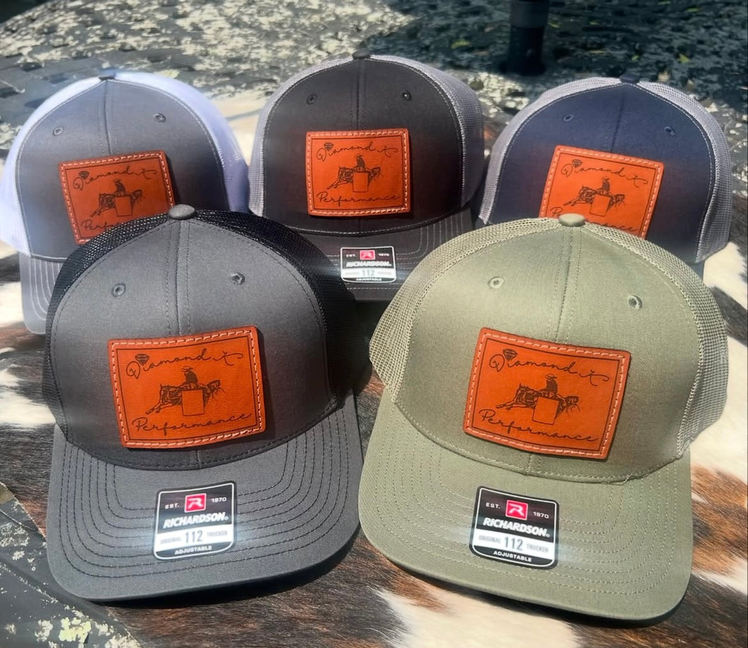 Leather Patch Brand Caps