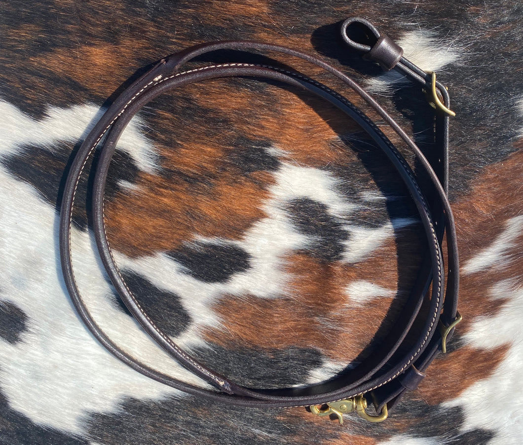 3/8” Rolled Leather Reins