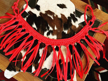 Load image into Gallery viewer, Mule Tape Tripping Collar w/ Fringe
