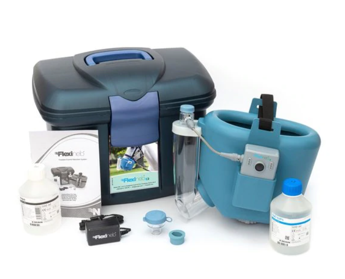 Flexineb E3 Portable Equine Nebulizer Complete System - ADULT - BLUE o ...